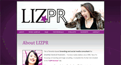Desktop Screenshot of lizpr.com